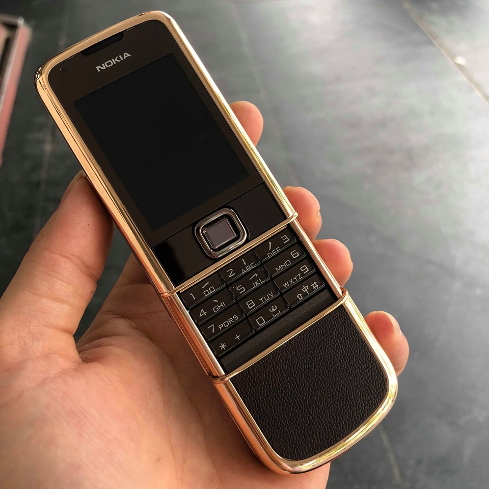 Nokia 8800 vàng hồng da nâu | Hoàng Luxury